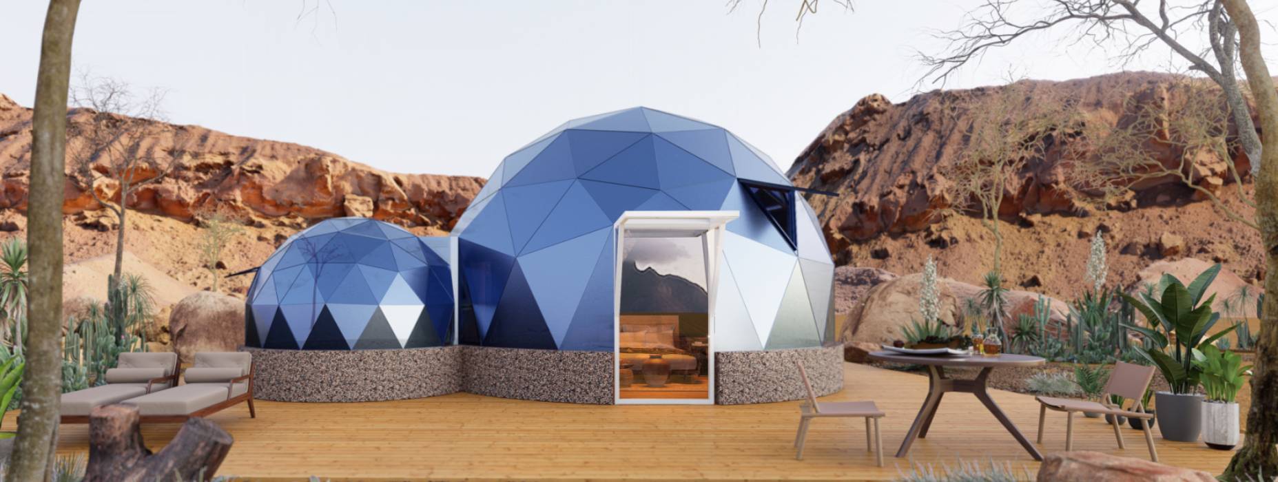 屏边球形智能光伏玻璃星空房